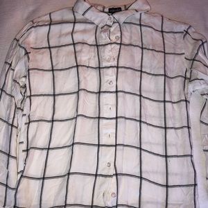 White and black flannel